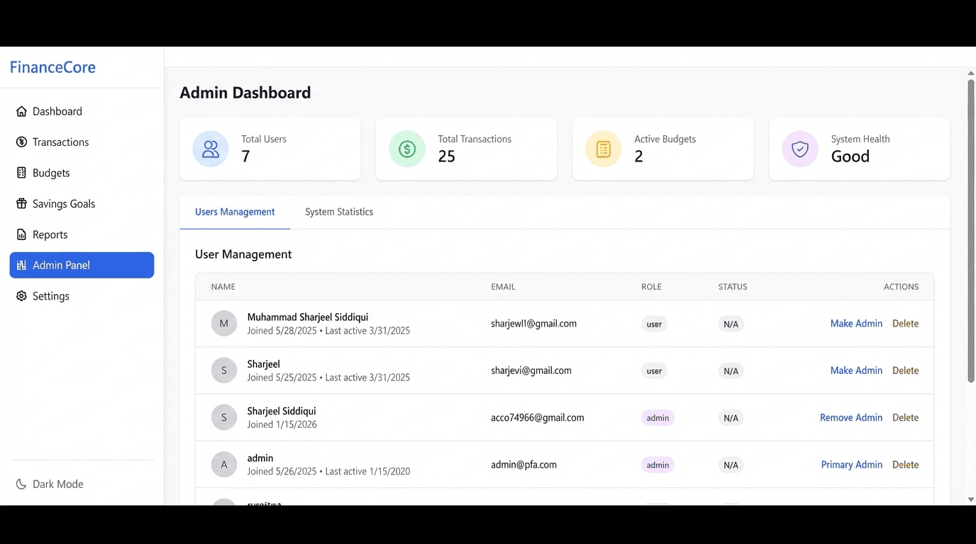 Personal Finance Tracker